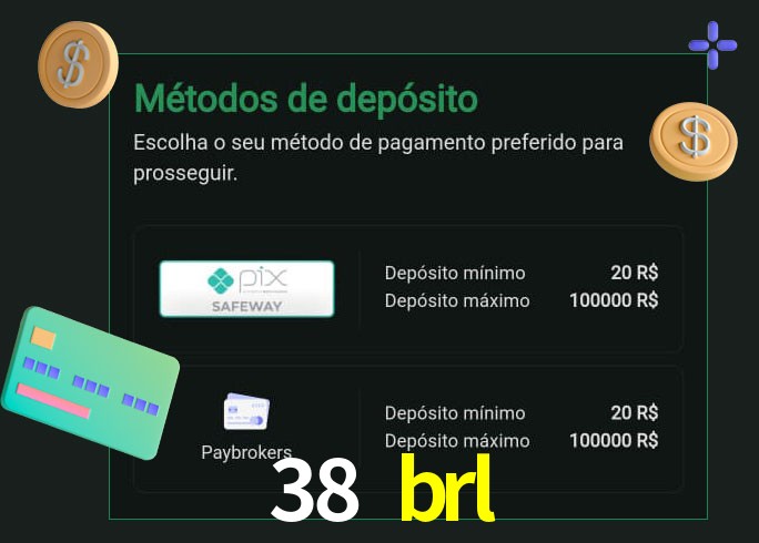 O cassino 38 brl oferece uma grande variedade de métodos de pagamento