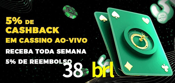 Promoções do cassino ao Vivo 38 brl